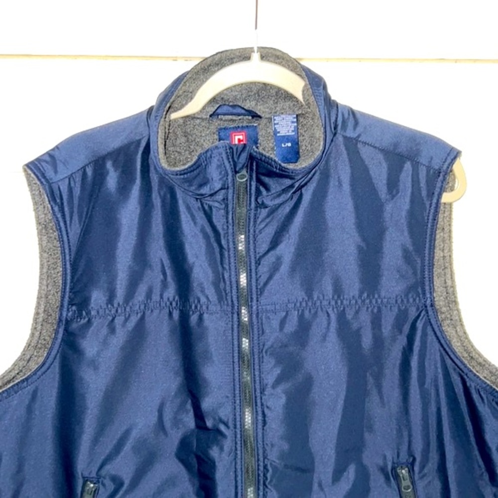 Mens Large Chaps Vest Navy